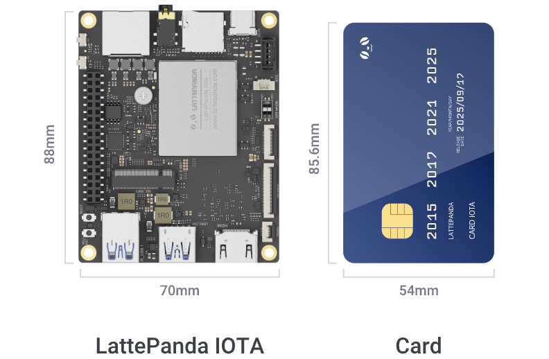 LattePanda IOTA - Expandable x86 SBC with Intel N150 for AI